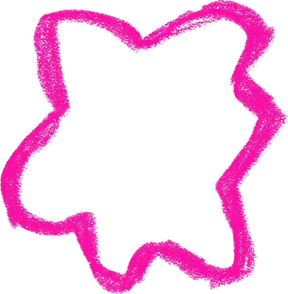 Crayon Oil Pastel Textured Frame